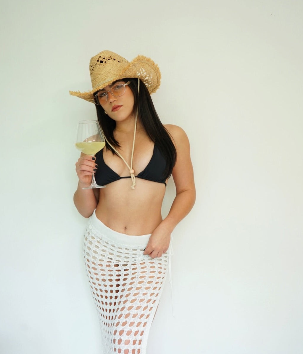 Cowgirl straw hat